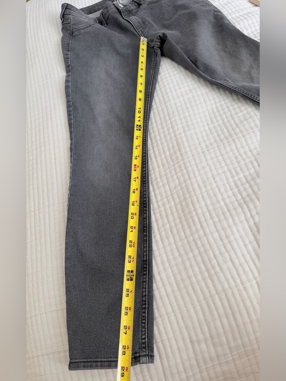H&M Women's Charcoal Skinny Jeans Size 29 - Picture 8 of 11